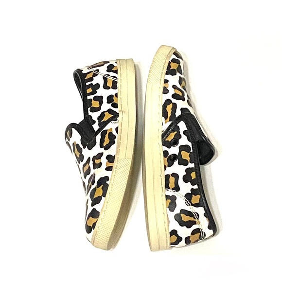 Coach Parkside Ocelot Leopard Print Leather Slip-ons - Picture 9 of 13